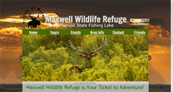 Desktop Screenshot of maxwellwildliferefuge.com