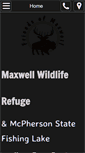 Mobile Screenshot of maxwellwildliferefuge.com